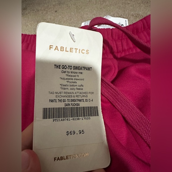 NWT fabletics sweatpants women’s XS - Picture 2 of 3